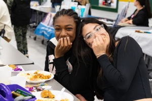 youth at a Community Night at Reynolds Middle
