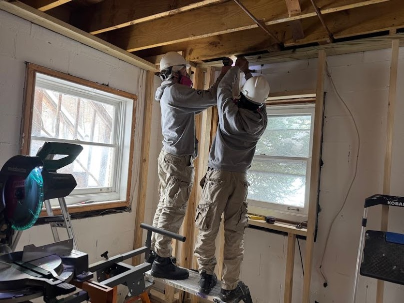 AmeriCorps NCCC members rehab home