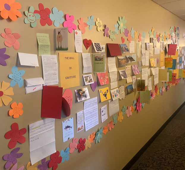 a wall of encouragement from across the country
