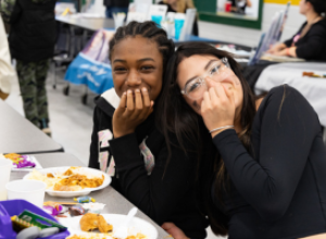 youth at a Community Night at Reynolds Middle